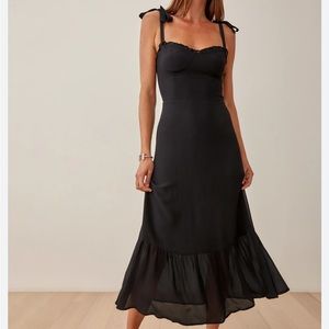 Black Nikita dress with bows